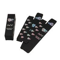 Emballage de vêtements pliable de luxe moderne en papier kraft brun écologique, gaufrage et pelliculage mat, pour chaussettes et fourrures, personnalisable - Vente chaude