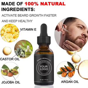 Biểu Tượng Tùy Chỉnh OEM Nhà Máy Hữu Cơ Tự Nhiên Người Đàn Ông Râu Dầu Râu Bộ Chăm Sóc Tăng Trưởng Cho Người Đàn Ông Chải Chuốt Bộ Chăm Sóc - Product Image 2