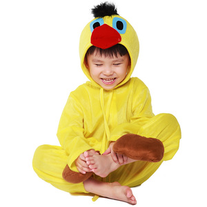 Costume d'halloween à manches longues pour enfants, jaune et blanc, déguisement de déguisement de <span class=keywords><strong>canard</strong></span> de carnaval ample pour enfants et unisexe - Product Image 3
