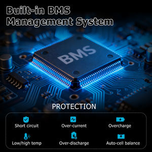 QU-AN スマートDIY LiFePO4バッテリー 12V 100AH 200AH 300AH BMS搭載 6000サイクル キャンプ 家庭用蓄電 リチウムイオンバッテリーパック - Product Image 2