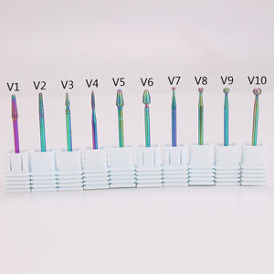 หัวเจียรเพชรเคลือบไฟฟ้า สีต่างๆ สำหรับทำความสะอาดขอบเล็บอย่างแม่นยำ และเตรียมผิวสำหรับทำเล็บแบบรัสเซีย - Product Image 2