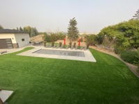 Gazon synthétique de paysage à haute densité pour le faux gazon de jardin de pelouse