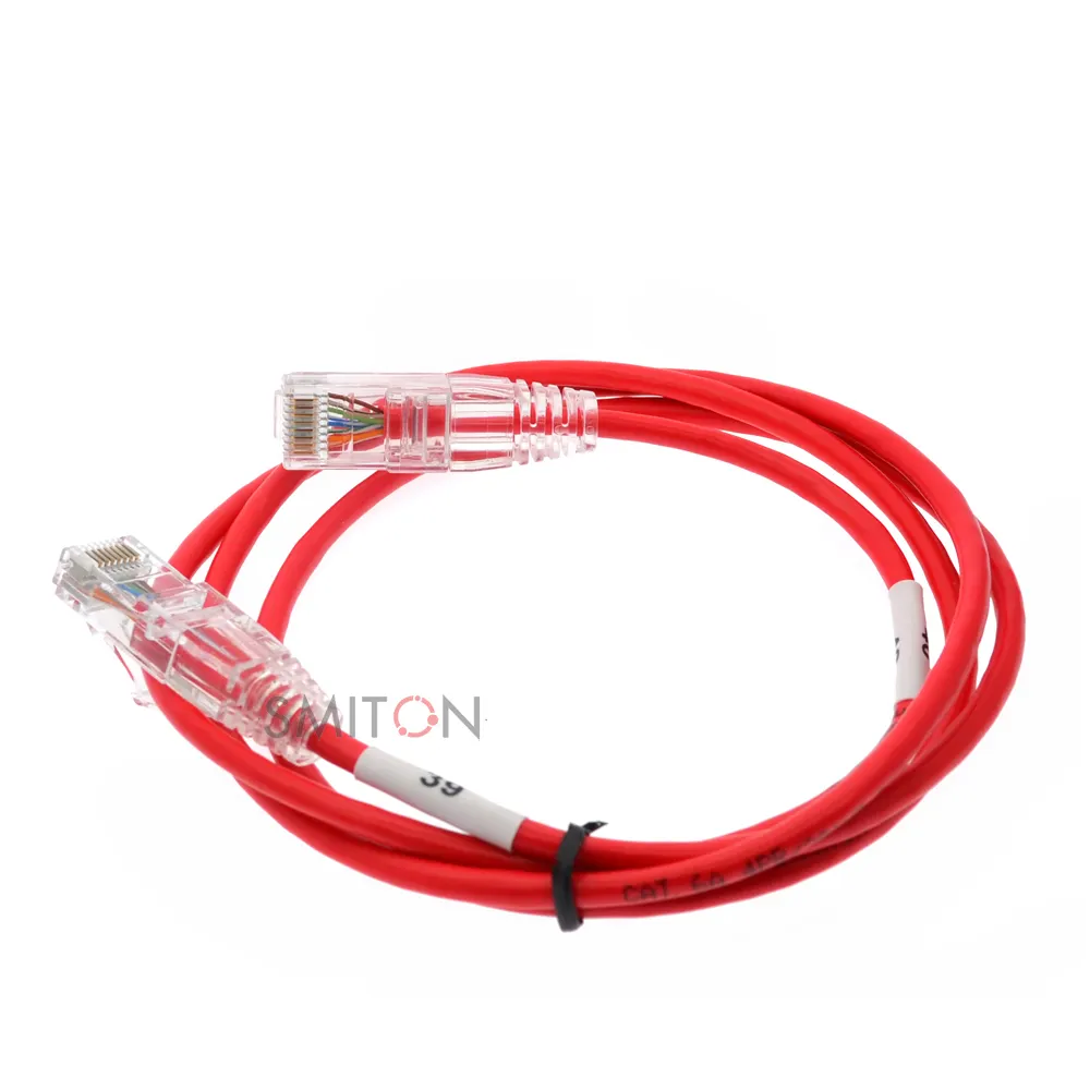 Schlankes UTP Cat.6 Patchkabel 28AWG 30AWG unge schirmtes Kupfer-Überbrückung kabel Elektrisches Netzwerk-Patchkabel RJ45-Patchkabel