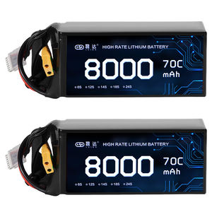 بطارية ليثيوم أيون LEIDA LD04 عالية الجودة بسعة 8000 مللي أمبير وقوة 70C، 6S 22.2V-25.2V، مناسبة للطائرات بدون طيار الزراعية، معتمدة من CE - Product Image 2