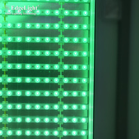 Barre lumineuse LED rétroéclairée en aluminium SMD5050 Diffuse RGBW IP44 Contrôle tactile USB Dimmable 24V DC Garantie 3 ans
