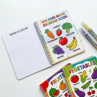 Livre d'eau de coloriage magique à bas prix en gros d'usine réutilisation livre de dessin d'eau magique pour les enfants