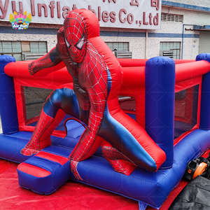 Vente flash - Château <span class=keywords><strong>gonflable</strong></span> <span class=keywords><strong>Spiderman</strong></span> Airfunpro commercial, respectueux de l'environnement, avec des matériaux en tissu et en PVC - Product Image 2