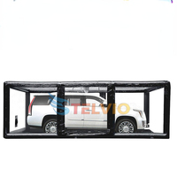 Offre Spéciale gonflable Carport PVC bâche de voiture peinture lavage abri tente Portable voiture Parking Garage