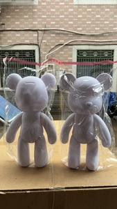 Figurine d'ours en résine vierge en gros pour la peinture et la décoration – Modèle DIY pour l'art et l'artisanat - Product Image 6