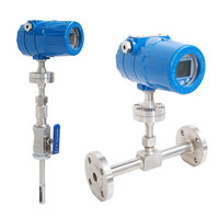 Medidor de Flujo Másico de Gas por Dispersión Térmica Tipo Inserción RS485 Modbus 4-20mA para Gas Natural, Aire Comprimido, N2, O2, CO2