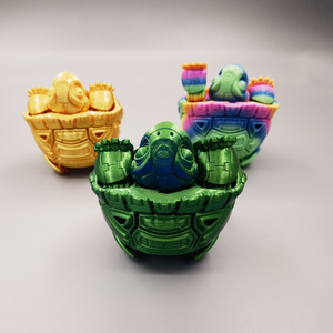 Servicio de Prototipado Rápido FDM 3D para Juguetes de Tortuga de Descompresión de PLA - Product Image 6