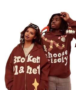 Qualité bouffée impression coton lourd hommes sweat à capuche surdimensionné impression personnalisée pull coton personnalisé unisexe sweats à capuche de luxe - Product Image 1