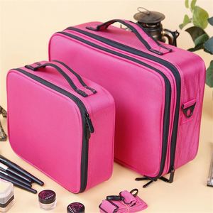 Factory Custom Zipper Waterproof Soft Handle Brush Makeup Bag Portable Beauty Professional <b>Travel</b> Organizer Cosmetic <b>Case</b> - Product Image 1