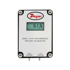 เครื่องส่งสัญญาณความดันแบบกันน้ำ Dwyer Series 616W 0.25 นิ้ว W.C. จอแสดงผล LCD ผลิตในสหรัฐอเมริกา - Product Image 5