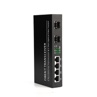 SFP媒体转换器 4端口千兆以太网，传输距离10-80公里，DC+5V供电，适合家庭办公