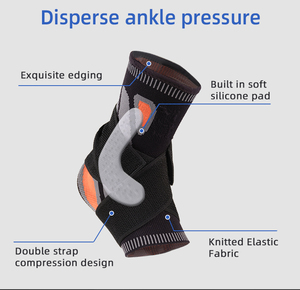 Soporte <span class=keywords><strong>de</strong></span> Tobillo Premium Tejido, Ajustable, Ligero, Compresivo, Antideslizante y Transpirable - Product Image 3