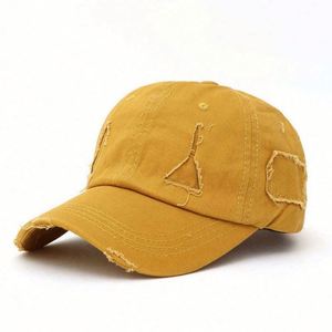Casquettes de baseball vintage personnalisées avec logo brodé, style déchiré et usé, pour la vente en gros en usine - Product Image 6