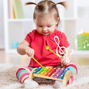 <span class=keywords><strong>Xylophone</strong></span> en bois pour enfants, jouet <span class=keywords><strong>Xylophone</strong></span> pour tout-petits avec 2 maillets en bois, instruments <span class=keywords><strong>de</strong></span> <span class=keywords><strong>musique</strong></span> 8 tons jouets éducatifs Montessori - Product Image 6