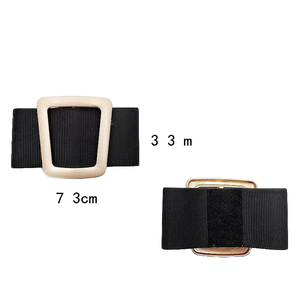 El yapımı renkli kumaş papyon kadın ayakkabı tokaları, ayrılabilir klipler, aksesuar aksesuarları çanta tokaları giyim yamalar - Product Image 6
