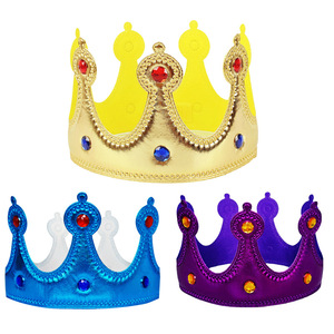 Capa de Halloween para rey Príncipe rojo azul púrpura capa de Navidad chal 90cm tamaño para decoraciones de fiesta de padres e hijos - Product Image 4