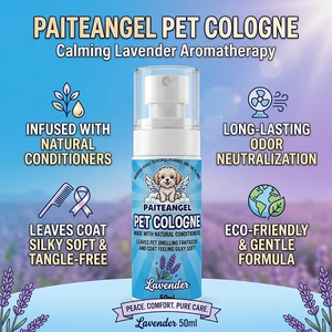 Perfume para Perros 50ml Lavanda Eliminador de Olores para Mascotas Acondicionador para Pelaje Sedoso Ecológico con Logotipo Personalizado - Product Image 1