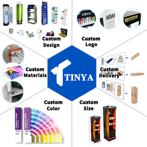 Samto hiển thị 5 Tier cao cấp cho rõ ràng Acrylic Kính mát chủ Rack treo tường kính mắt Kệ bàn hiển thị đứng - Product Image 4