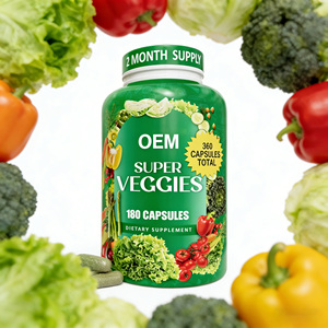 Мягкие капсулы с фруктами и овощами: цельнопищевая добавка с натуральными витаминами и минералами для пищеварения и иммунитета - Product Image 1