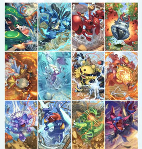 Nouvelle collection de cartes en papier coloré Z-Studio Poke Moned, cartes rares <span class=keywords><strong>Pikachu</strong></span> Charizard, cartes d'art lenticulaires 3D pour enfants, cadeaux - Product Image 6