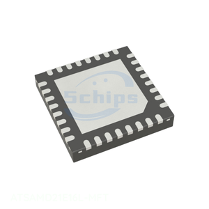 Composants électroniques en ligne : ATSAMD21E16L-MFT, puce intégrée 32 VFQFN à contacts apparents, canal fabricant - Product Image 1