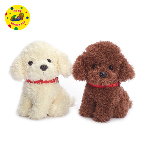Jouet <span class=keywords><strong>caniche</strong></span> en peluche personnalisé pour chien, mignon, personnage de chien réaliste avec rembourrage en coton PP - Product Image 6
