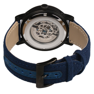 Montre mécanique en bois BEWELL de nouveau type, montre sport pour homme avec mouvement automatique Seagull, fond de boîtier visible, montre en bois de luxe - Product Image 6