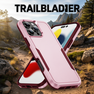 Étui hybride Trailblader Armor pour iPhone 16 Pro avec béquille, absorption des chocs, charge sans fil, rose - Product Image 2
