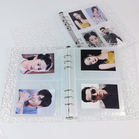 Nouvelle collection Crystal Water Ripple : Classeur A5 en acrylique transparent de 3 pouces pour cartes, budget et planificateur – Idéal pour économiser de l'argent
