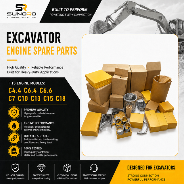 diesel Engine Spare Parts 3066 3304 3306 C4.4 C6.4 C6.6 C7 C10 C13 C15 C18  Overhaul Repair Kit Liner Kit