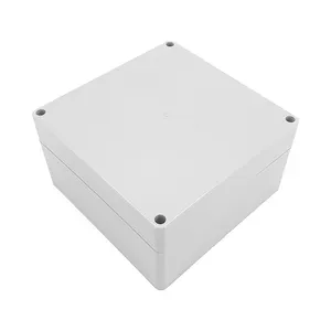 160x160x90 mm Wholesale Big Size Waterproof ABS Custom Electronic Box Plastic Enclosures With Custom Drilling