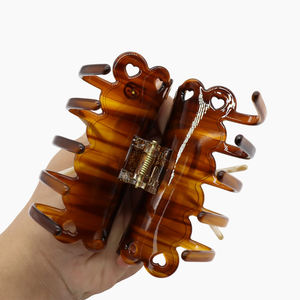 9.1cm 유럽 및 미국 스타일 아세테이트 헤어 클립 정교하고 우아하며 귀여운 헤어 클립 달콤한 헤어 액세서리 - Product Image 4