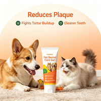 Gel dentaire Waylemo pour chiens souffrant de mauvaise haleine, stoppe la mauvaise haleine, réduit la plaque et le tartre sans brossage, facile à utiliser, 60 ml