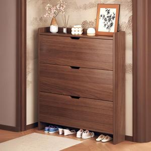 Color café diseño moderno madera Flip Zapatero almacenamiento organizador caja gabinete <span class=keywords><strong>para</strong></span> almacenamiento de <span class=keywords><strong>zapatos</strong></span> - Product Image 1