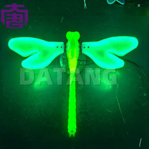 Outdoor Led Moving Dragonfly Suitable For Garden Park And Festival Landscape <b>Light</b> Show <b>Solar</b> Powered Holiday Decoration - Product Image 4