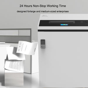 Trituradora de papel P4 de gran capacidad y corte cruzado, CD, DVD, U-Disk, 24 horas, sin parar, 4x40mm, 80 hojas - Product Image 3