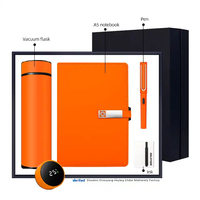 Ensemble de cadeaux de bureau de luxe Nouveaux articles promotionnels Tasse à vide A5 Carnet Stylo plume Recharge d'encre-Articles tendance à la mode