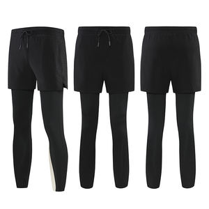 Sportswear <strong>Men</strong> Casual Slim Fit Quick Dry Sweatpants Running Long Jogger <strong>Trouser</strong> for <strong>Men</strong> Gym Fitness Workout 2 in 1 Pants <strong>Men</strong> - Product Image 1