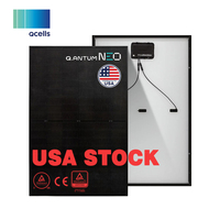 Stock d'entrepôt à Los Angeles, États-Unis - Modules photovoltaïques Q CELLS BLK M-G2+ 420W 425W 430W 440W entièrement noirs, panneaux solaires de type N