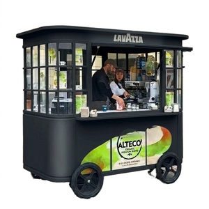 Nouveau chariot alimentaire mobile multifonctionnel 2026 (café / thé au lait / jus / salade) - Product Image 1