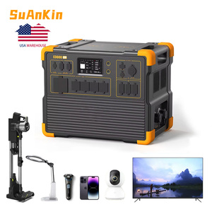 Centrale Électrique Portable Certifiée CE 3600W 3072Wh avec Batterie d'Extension et Générateur Solaire à Contrôle MPPT pour la Sauvegarde Domestique - Product Image 1