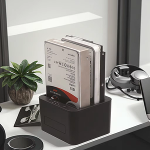 Aotech SATA <span class=keywords><strong>USB</strong></span> 3.0 Ổ cứng gắn ngoài Docking Station nhựa bao vây HDD duplicator Clone NVMe Bộ chuyển đổi nội bộ - Product Image 2