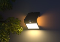 Lampe solaire LED extérieure avec détecteur de mouvement PIR, étanche IP65, éclairage mural de sécurité pour jardin, escalier, porte