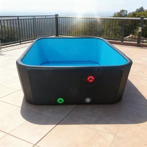 Piscinas Portátiles Inflables para Interiores y Exteriores de <span class=keywords><strong>2</strong></span>*<span class=keywords><strong>2</strong></span>*1.<span class=keywords><strong>2</strong></span> <span class=keywords><strong>Metros</strong></span>, Piscina Plegable para Adultos y Niños para Uso Familiar - Product Image 2