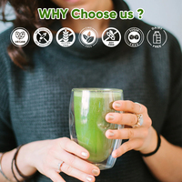 Matcha biologique de qualité cérémonielle OEM pour la concentration, l'énergie, le système immunitaire et la digestion, matcha aux champignons
