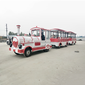 รถไฟท่องเที่ยวเชิงพาณิชย์ รถไฟไร้รางสำหรับสถานที่ท่องเที่ยว รถไฟไฟฟ้าเชิงพาณิชย์ ผู้ผลิตเครื่องเล่นสวนสนุก - Product Image 3